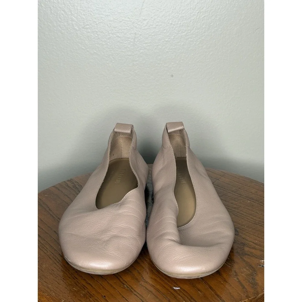 Everlane The Day Ballet Flat in Color Tan Size 6.5 Leather - Picture 2 of 7